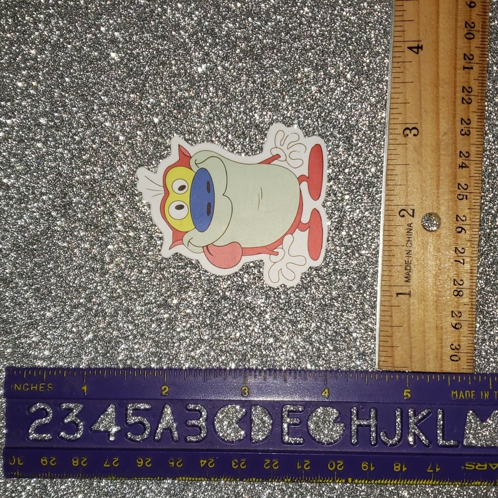 REN AND STIMPY Nickelodeon Waterproof Sticker - Picture 2 of 9